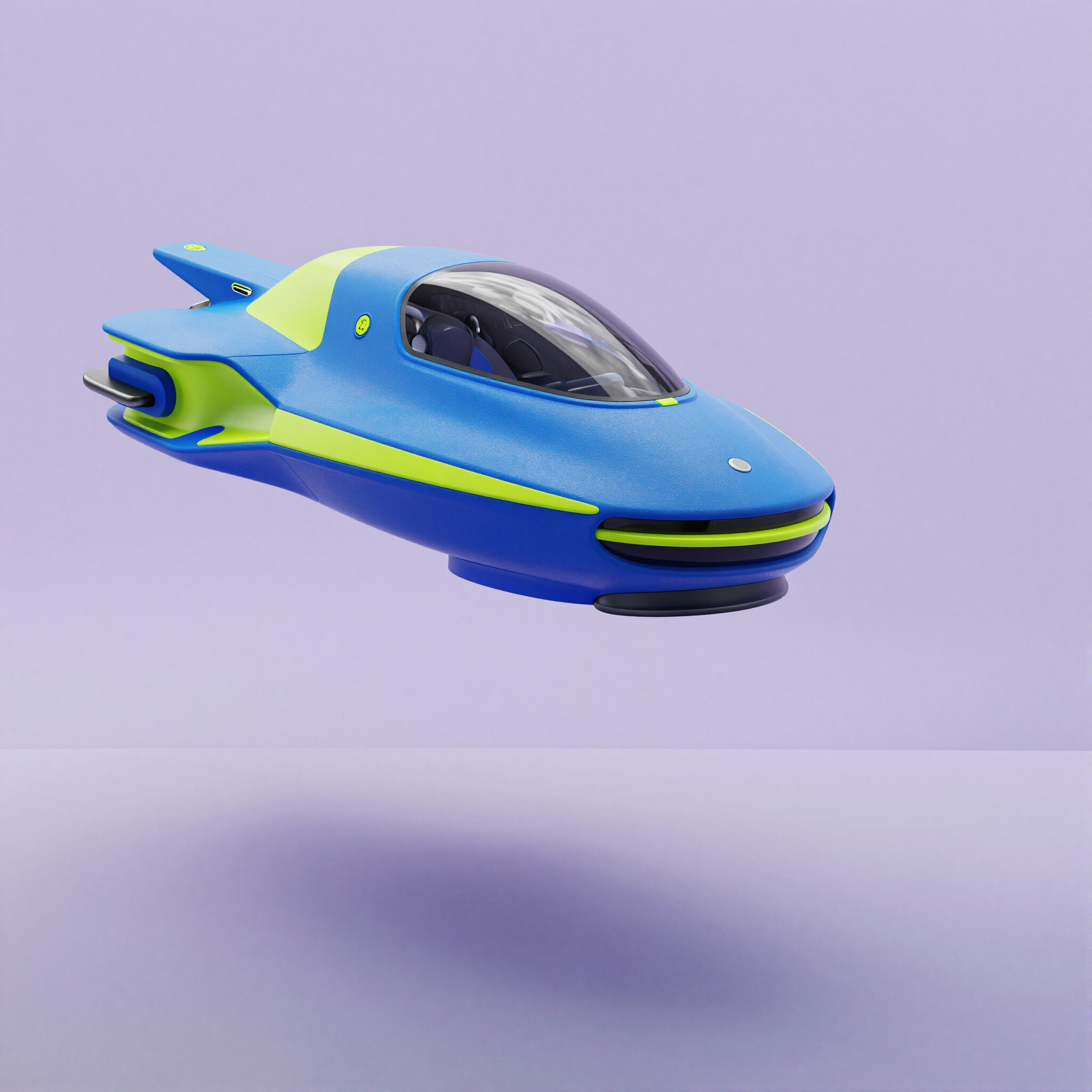 Ilustração de uma nave espacial